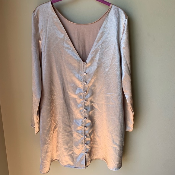ZARA Trafaluc button back tunic - Picture 7 of 9